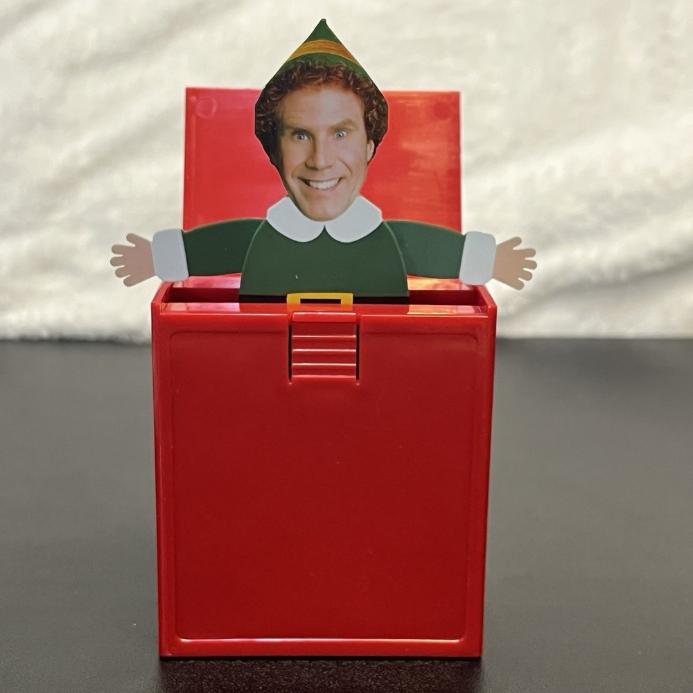 EFL TALKING BUDDY-IN-A-BOX "Does Someone Need A Hug ?" Pops Open Jack-in-the-Box